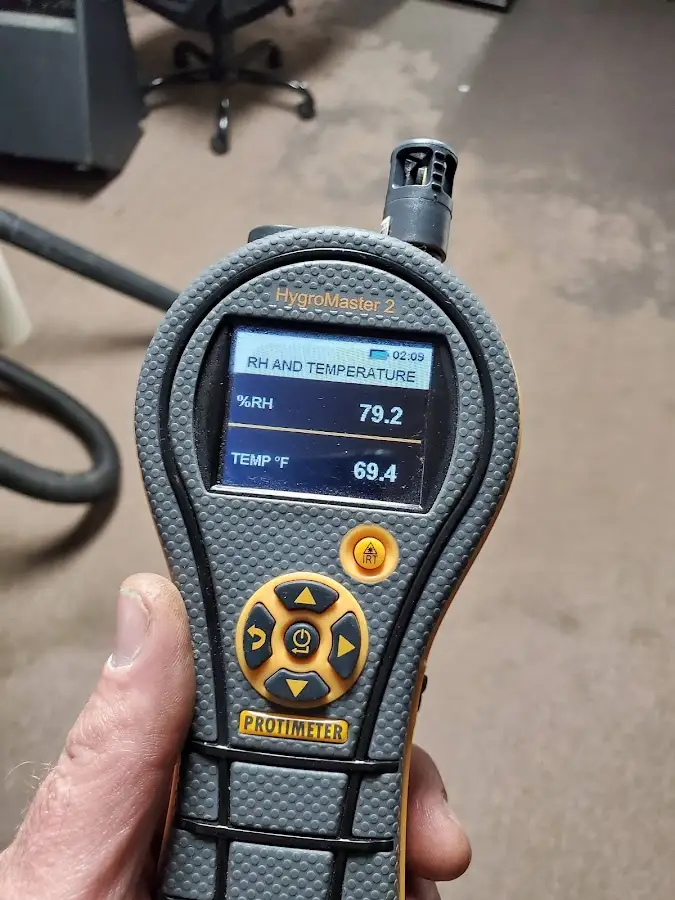 Moisture meter humidity assessment for Fire & Smoke Damage Restoration in Daytona Beach
